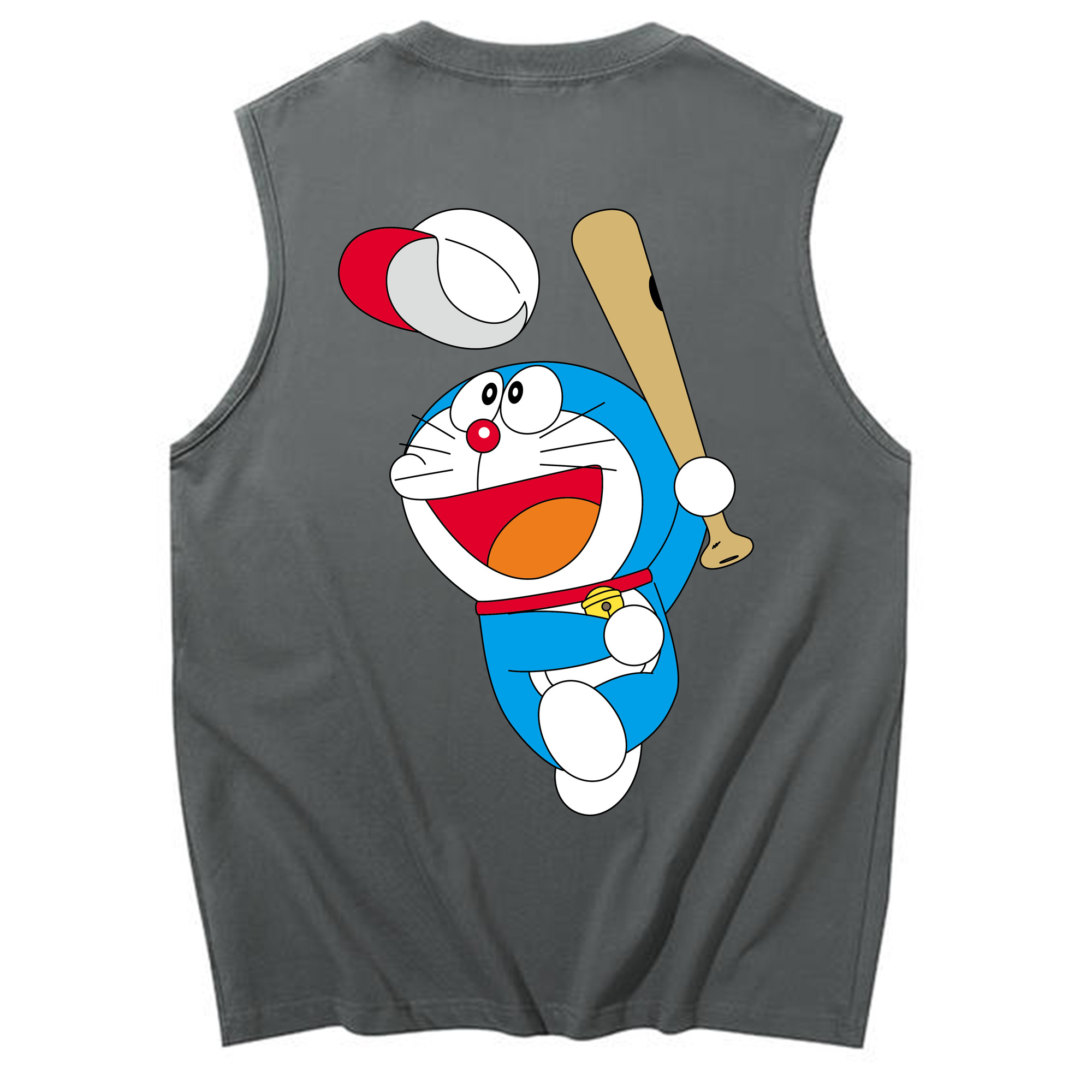 （画像用） ドラえもん Doraemon コットン100％タンクトップ（背面プリント）